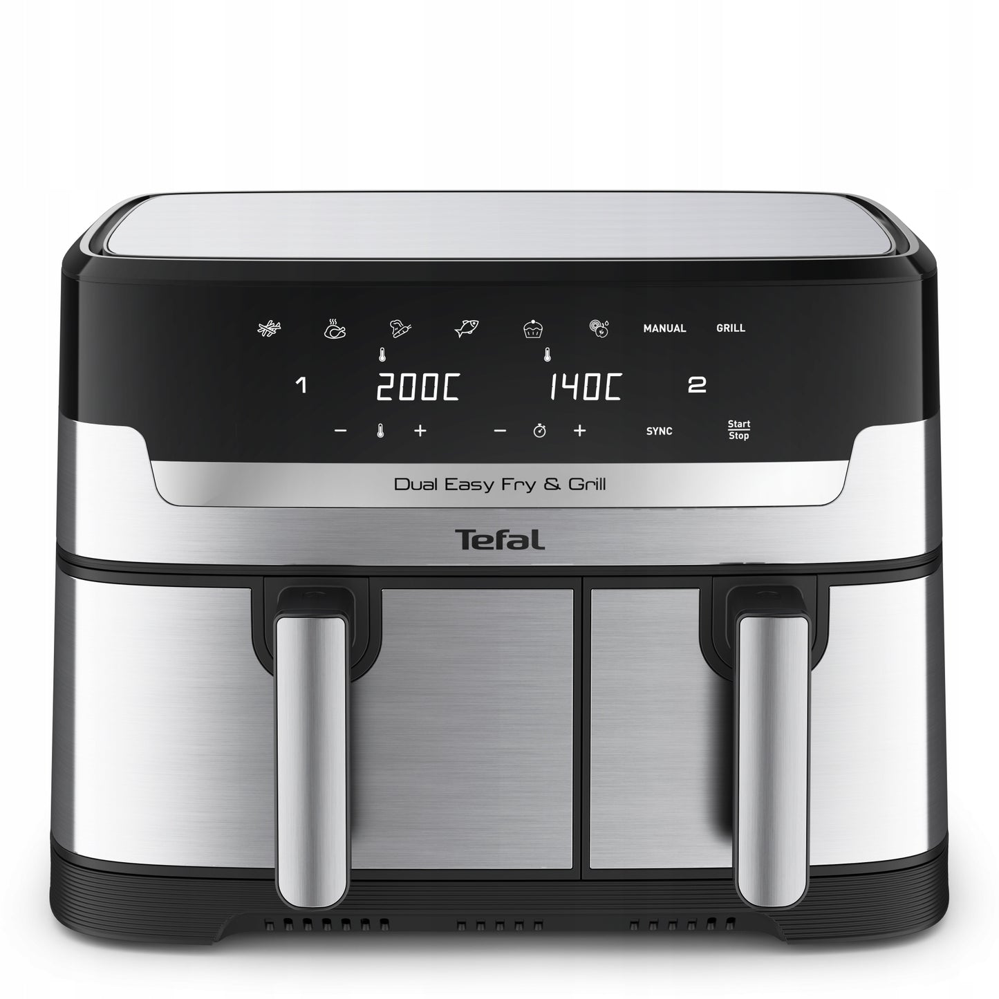 Frytkownica beztłuszczowa Tefal Grill EY905D 8.3l dwukomorowa Air Fryer(Frytkownica beztłuszczowa Tefal Grill EY905D 8.3l dwukomorowa Air Fryer)