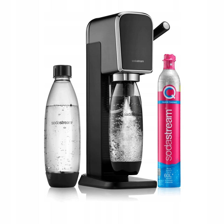 OdkryjSodaStream Saturator Soda Stream Art czarny 1 butelka(1 000 ml/Saturator Soda Stream Art czarny 1 butelka)