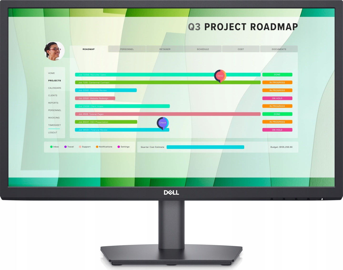 Dell Monitor 21,5 | DELL E2223HV | 1920x1080 (FullHD)| 60Hz |VA|16:9 |reg. wys.