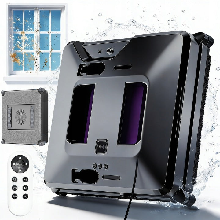 Save INTELIGENTNY ROBOT DO MYCIA OKIEN PODWÓJNY ZBIORNIK NA WODĘ 72W 3000PA