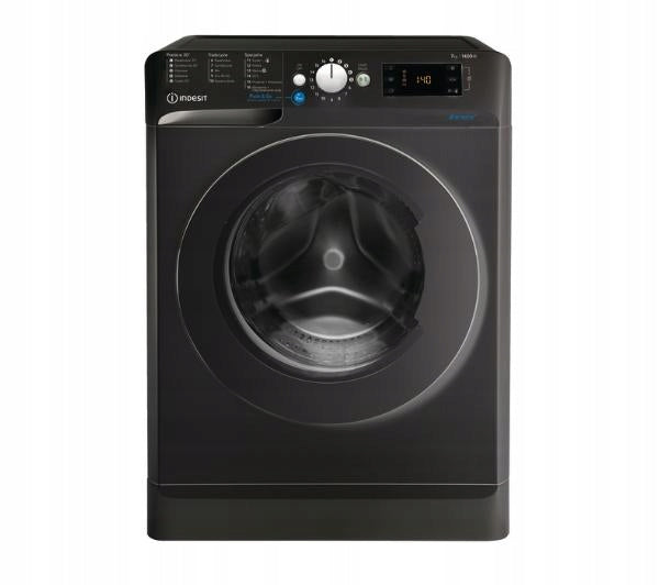 PRALKA INDESIT BWE71452XKPLN Czarna 7kg 1400obr/min 79 dB